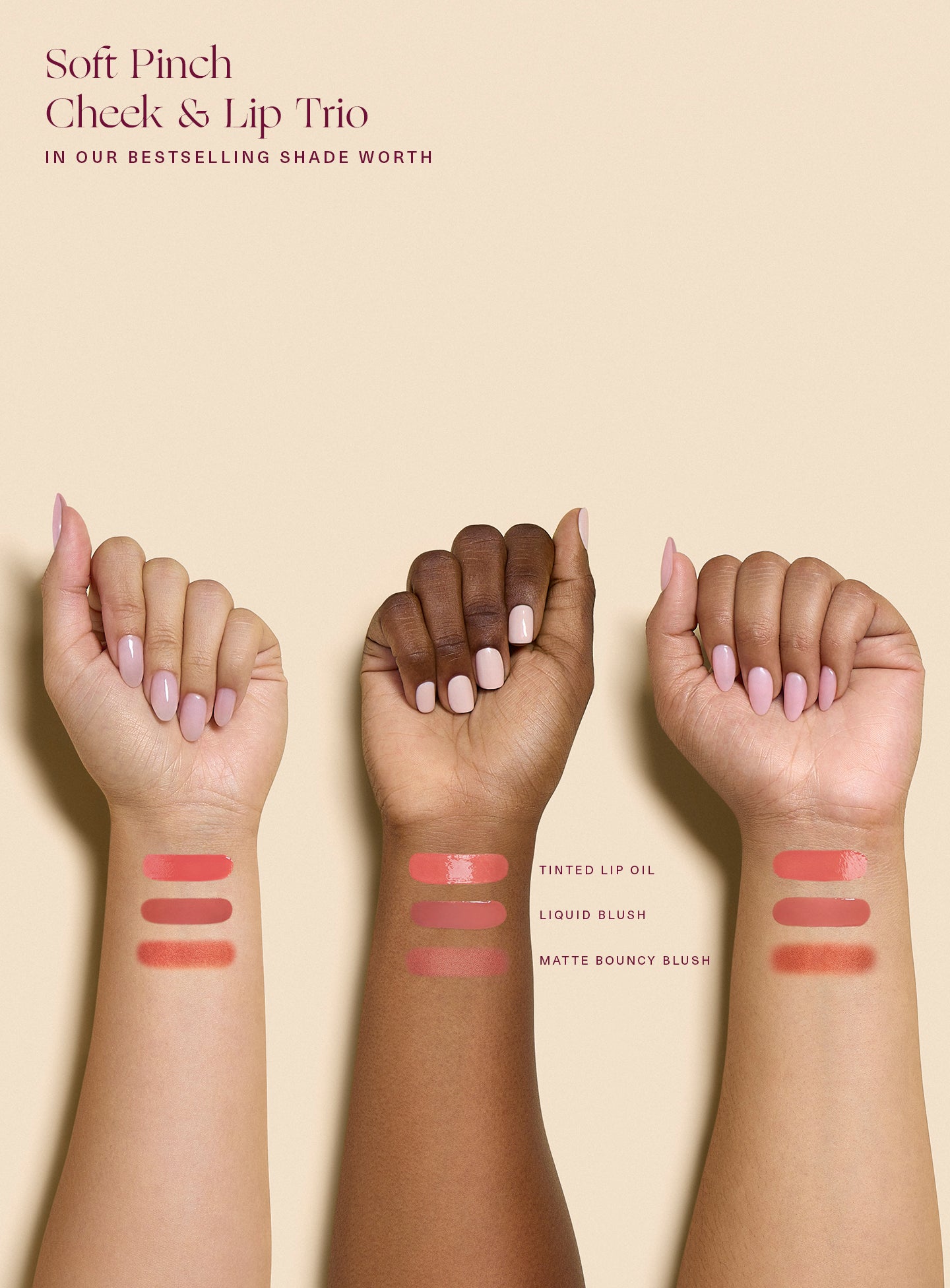 soft pinch cheek & lip trio soft pinch cheek & lip trio